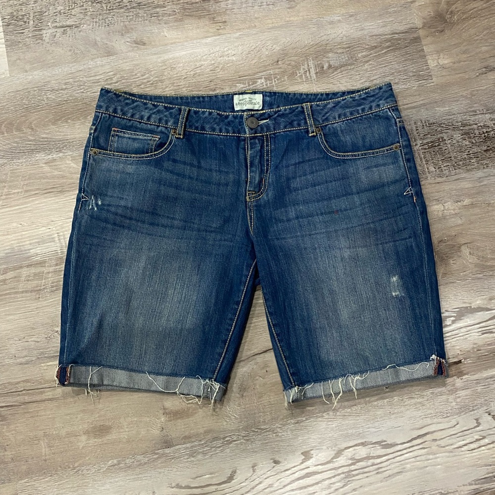 Aeropostale - Women’s Jean Shorts - Distress Look - Size 13/14